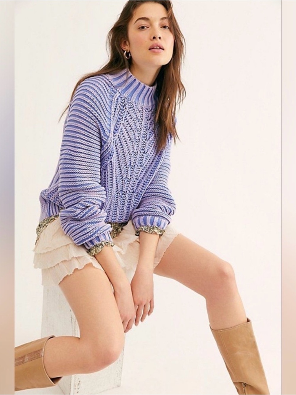 Free People Sweetheart Sweater 100% Cotton